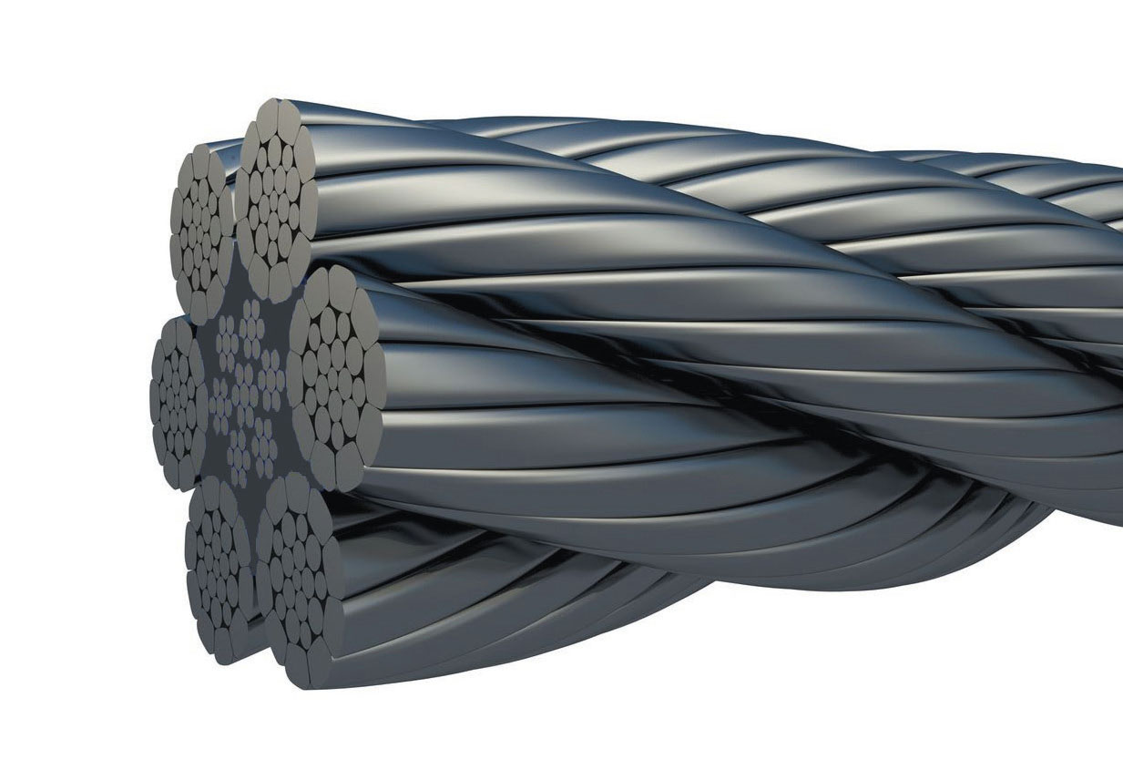 Câble standard 6 torons de 19 fils - Ame métallique - Acier galvanisé Ø 10  mm - Touret 50 m - Rupture 6535 kg : Câbles Promeca