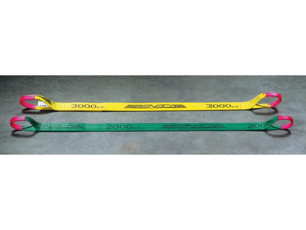 Sangle De Levage Double Couche Polyester - 3000 Kg, 8 M, Jaune, Norme DIN EN 1492-1 - 14